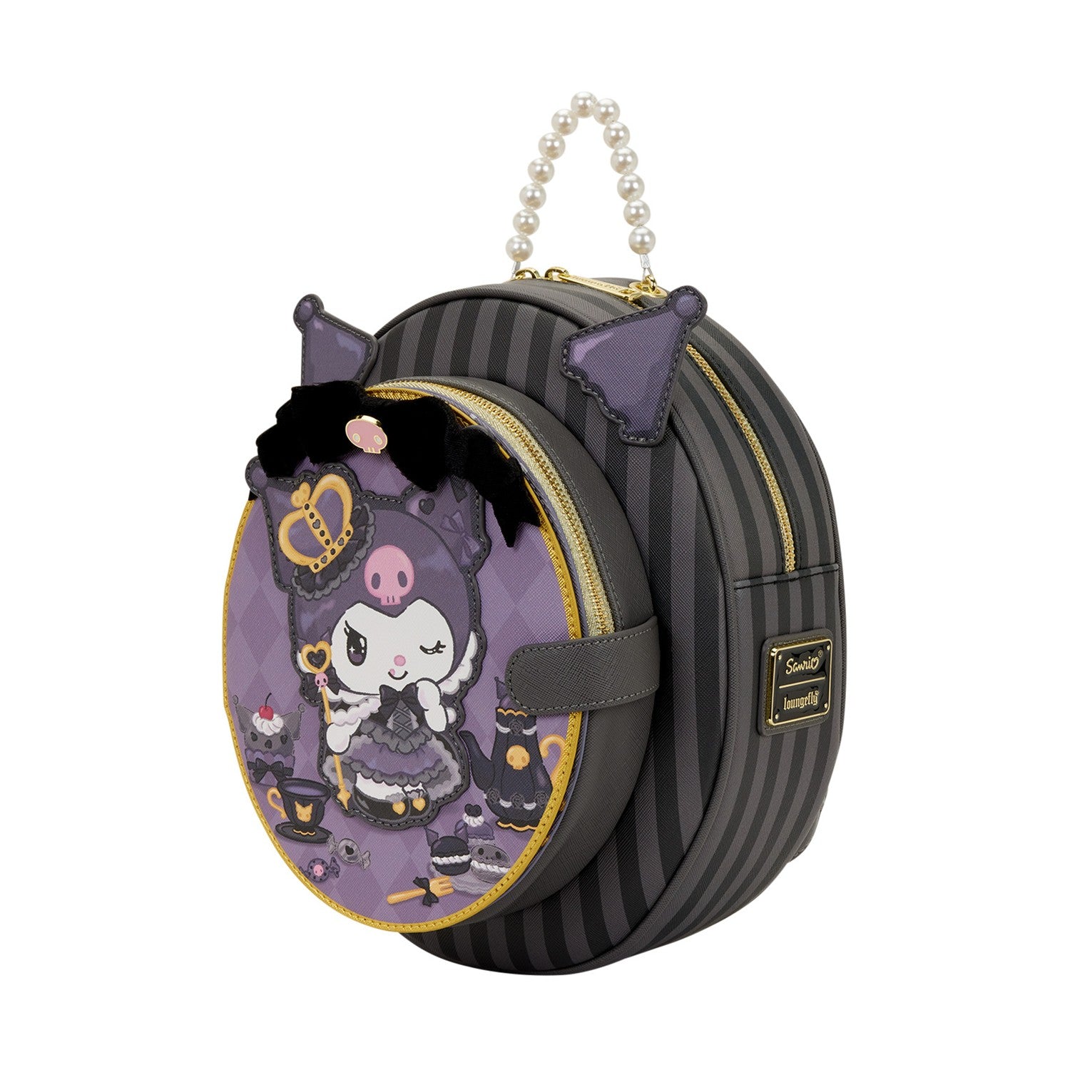 Loungefly Sanrio Kuromi 20η Επέτειος Cameo Mini Σακίδιο (SANBK0611)