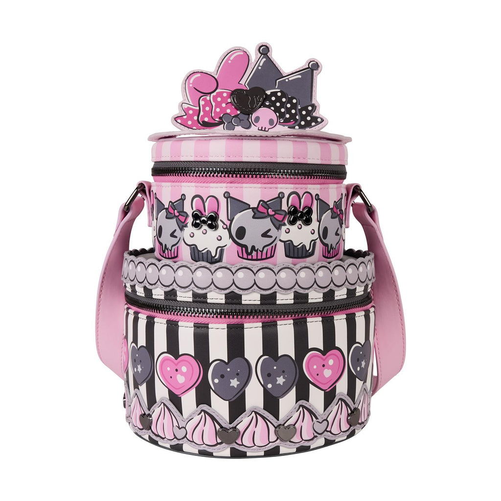 Loungefly Sanrio My Melody & Kuromi Figural Τσάντα Χιαστί (SANTB1755)