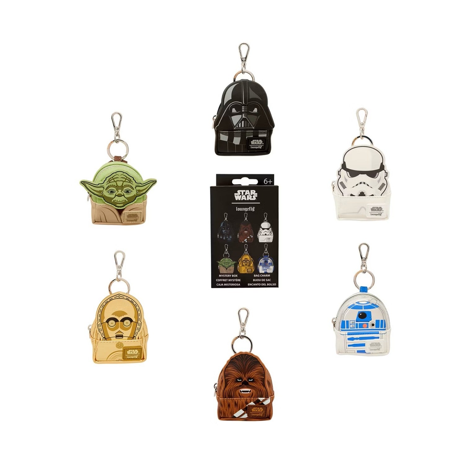 Loungefly Disney: Star Wars Mystery Mini Backpack Bag Charms - Eaches (STBC0002-EA)