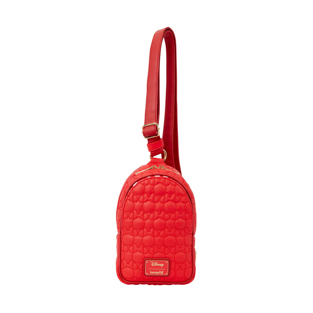 Loungefly Disney Minnie Μετατρέψιμη Τσάντα Χιαστί (WDTB3546)