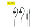 Μαύρα ακουστικά Awei L3 in-ear με βύσμα 3.5mm