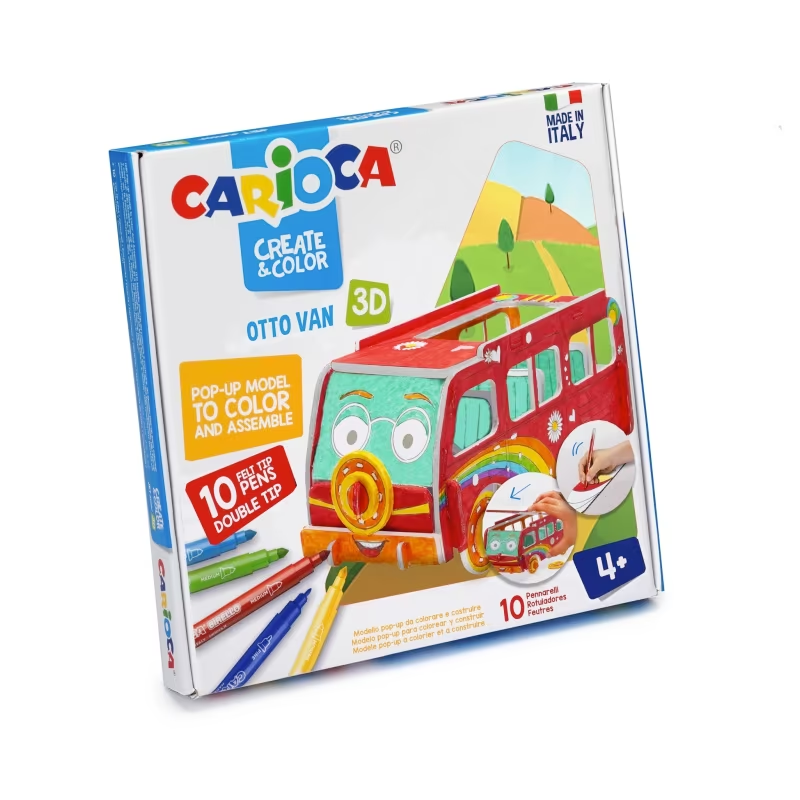 ΣΕΤ ΖΩΓΡΑΦΙΚΗΣ CARIOCA ΧΑΡΤΟΚΟΠΤΙΚΗ CREATE & COLOR OTTO VAN