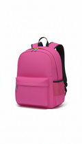 Electric Fuchsia Backpack With Neon Straps