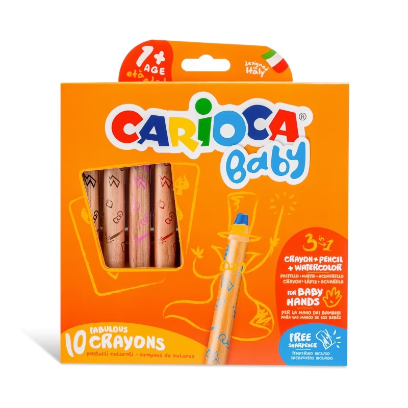 ΚΡΑΓΙΟΝ ΚΕΡΙΝΑ CARIOCA BABY JUMBO (1+) 10 χρωμ.