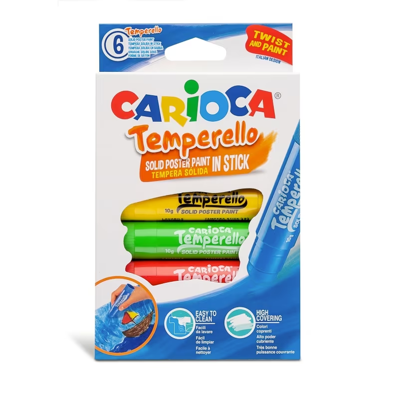 ΜΑΡΚΑΔΟΡΟΙ CARIOCA TEMPERELLO 6 χρωμ.