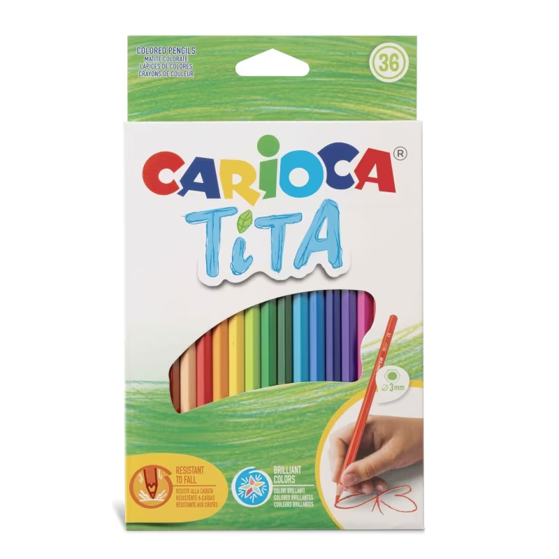 ΚΡΑΓΙΟΝ ΧΡΩΜΑΤΙΣΤΑ CARIOCA ΤΙΤΑ 36 χρωμ.