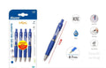 Σετ 4 Μπλε Στυλό Gel Ballpoint ALSUOMI AL3200 – 0,7mm, Ομαλή Γραφή