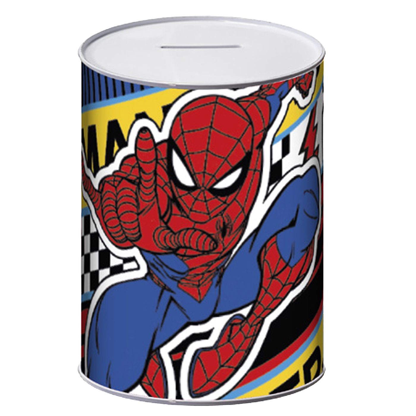 Κουμπαράς Μεταλλικός Spiderman 11x8cm