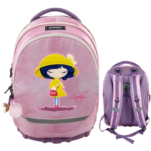 ΤΣΑΝΤΑ ΣΧΟΛΙΚΗ STREET RAIN GIRL 31x16x43cm (με εργονομική πλάτη air system και σκληρό πάτο)