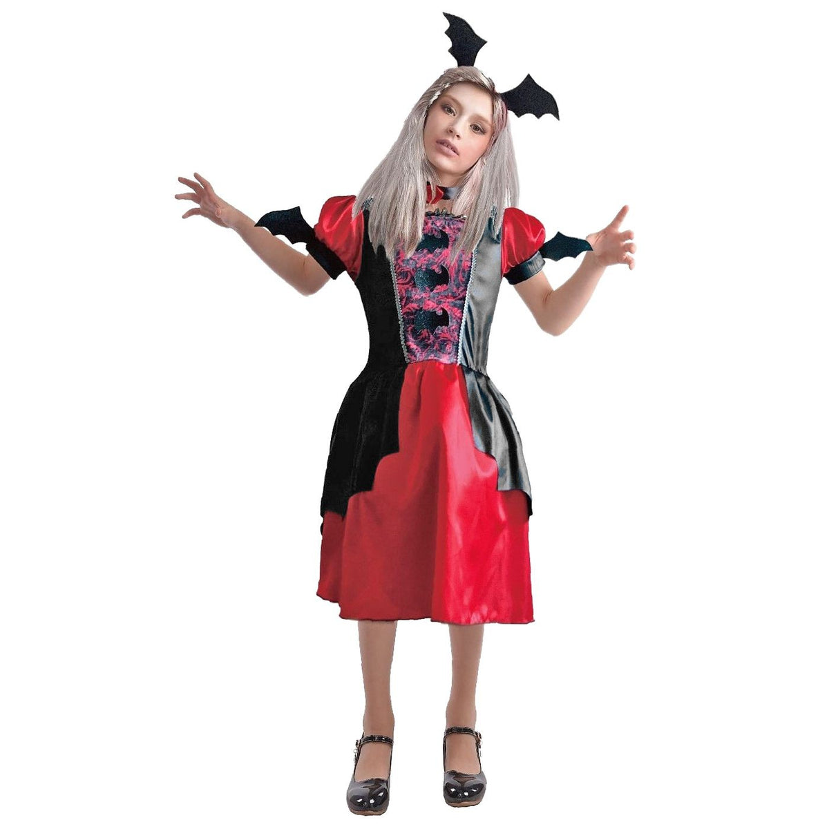 Μπλε Μάσκα Δαίμονα με Μαύρα Κέρατα Halloween