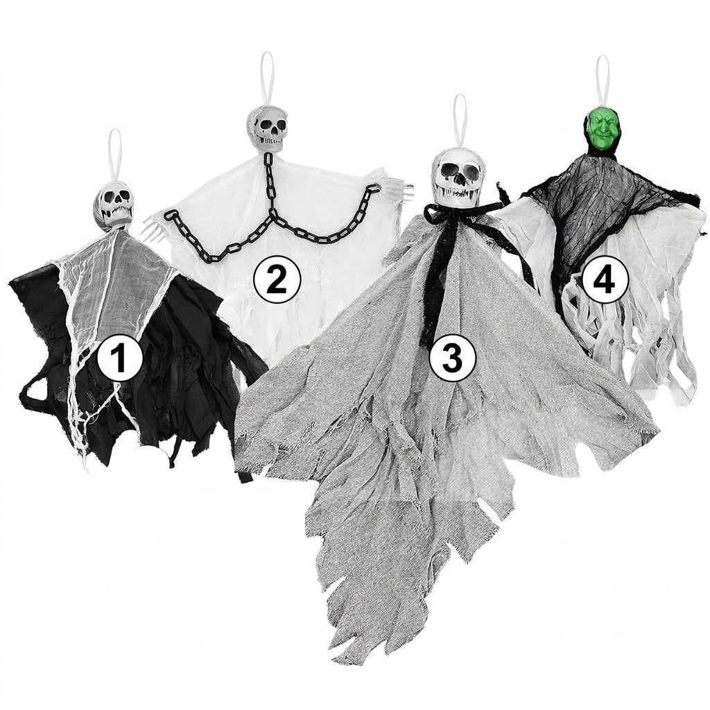 Στέκα με Μεγάλα Μαύρα Καμπυλωτά Κέρατα Halloween