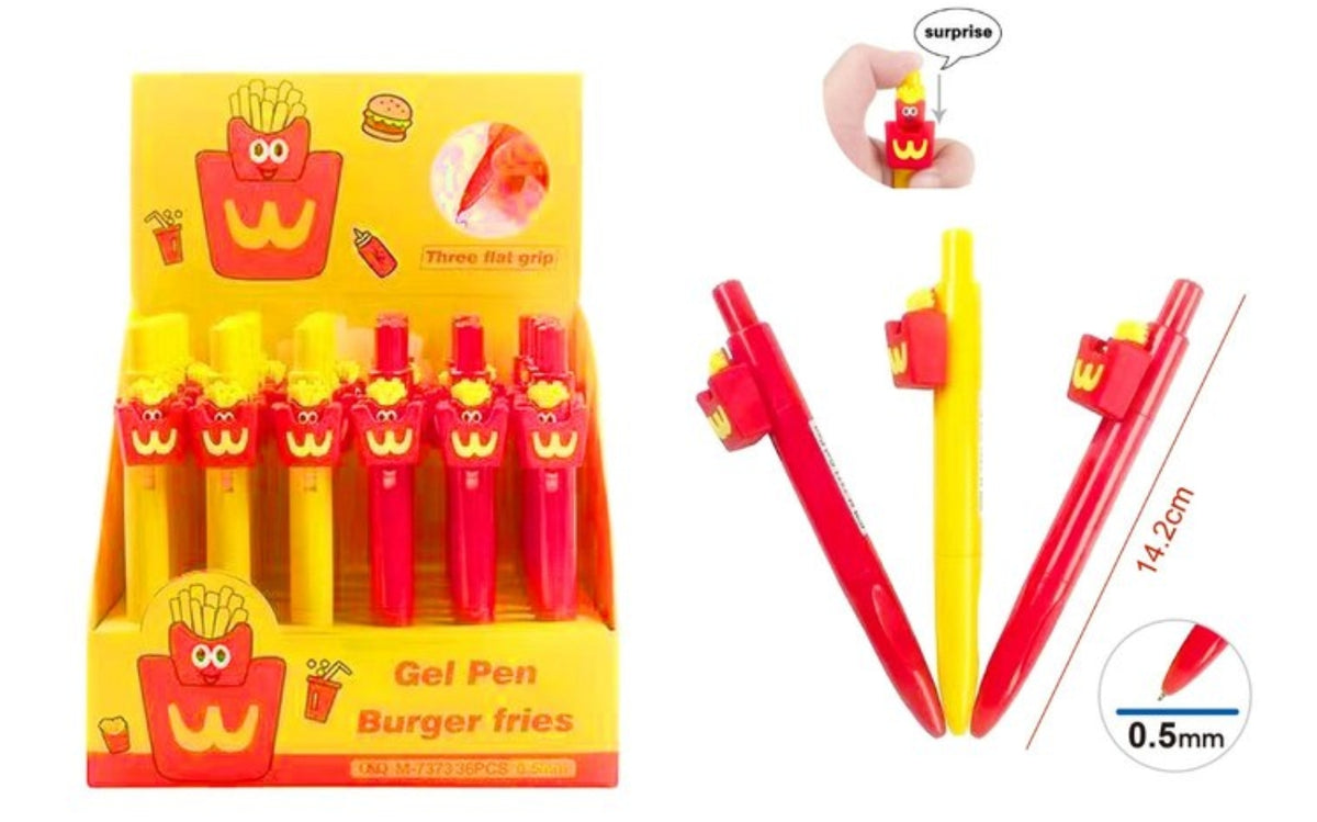 Στυλό Gel Alsuomi Burger Fries 0.5mm – Λεπτομέρεια