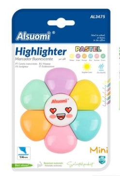 Υπογραμμιστές Mini Pastel Alsuomi - 6 χρώματα