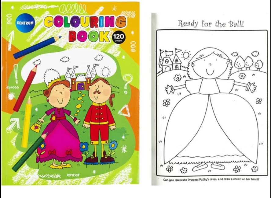 Βιβλίο Ζωγραφικής Centrum Colouring Book 210x285 - Εξώφυλλο και Σελίδα