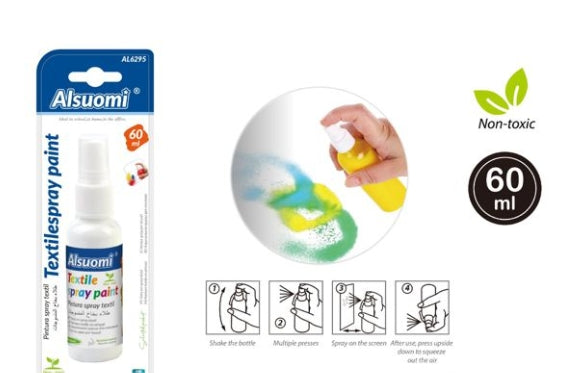 Μη τοξικό σπρέι χρώματος για υφάσματα 60ml