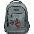 ΤΣΑΝΤΑ ΣΧΟΛΙΚΗ STREET ALFA MANUAL 30x19x43cm (με εργονομική πλάτη air system)