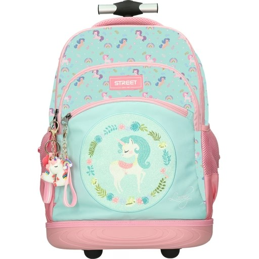 ΤΣΑΝΤΑ ΣΧΟΛΙΚΗ STREET TROLLEY LOVELY TALE 34x22x45 cm (με εργονομική πλάτη air system και σκληρό πάτο)